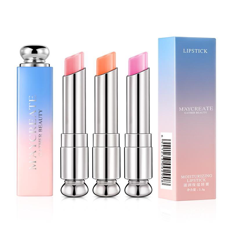m'aycreate brand gradient lipstick moisturizing hydrating color changing lipstick lipstick lip balm makeup one piece dropshipping