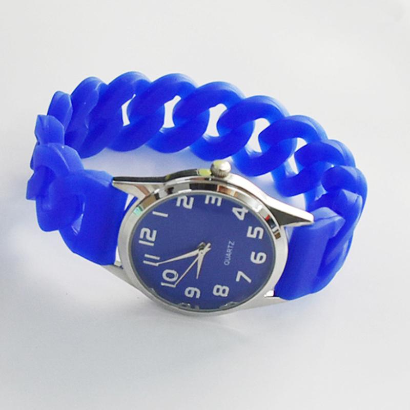 Factory Direct Supply Twist Watch Environmental Protection Silicone Twist Strap Watch Fashion Creative Men and Women Quartz Watch