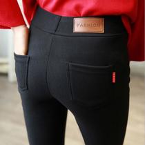2019 New Black Tight Trousers Pencil Pants Outer Wear Leggings Women's Slimming Stretch Skinny Trousers plus Size Women's