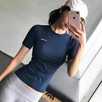 Trending Women Workout Clothes Top Skinny Slimming Stretch Sportswear Breathable Yoga Clothes Top Running Yoga Clothes