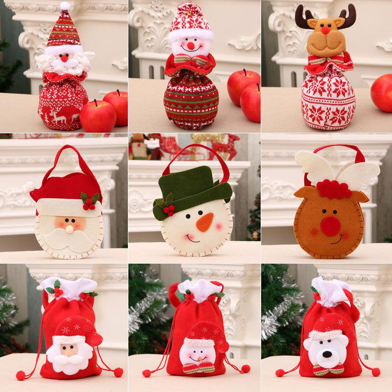 christmas apple bag closed handbag christmas eve gift bag children's small gift bag christmas apple bag