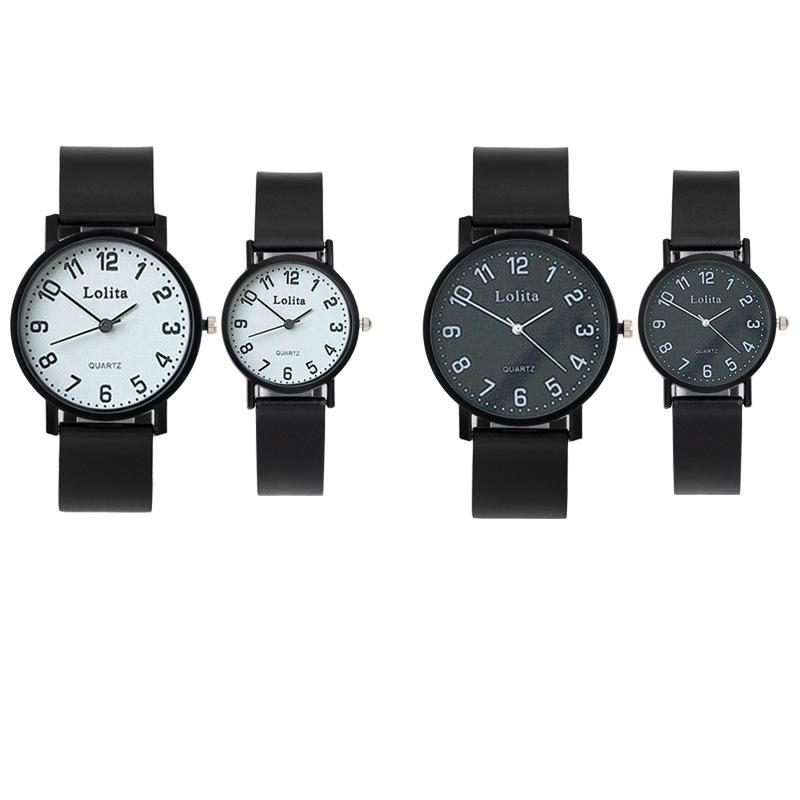 Foreign Trade Black Watch Simple Watch Couple Watch Quartz Watches Watch Zz0002