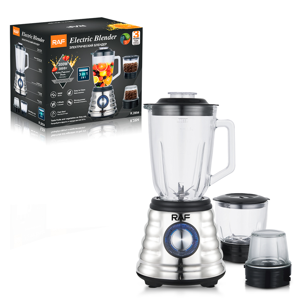 RAF European standard cross-border multi-functional three-in-one juicer, household portable food processor, juicer, grinder details Picture