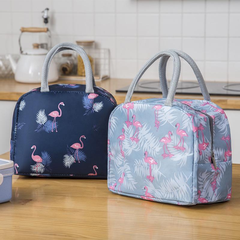 lunch box handbag thermal bag lunch bag lunch box bag insulated bag with rice bag aluminum foil thickened bag hand bag