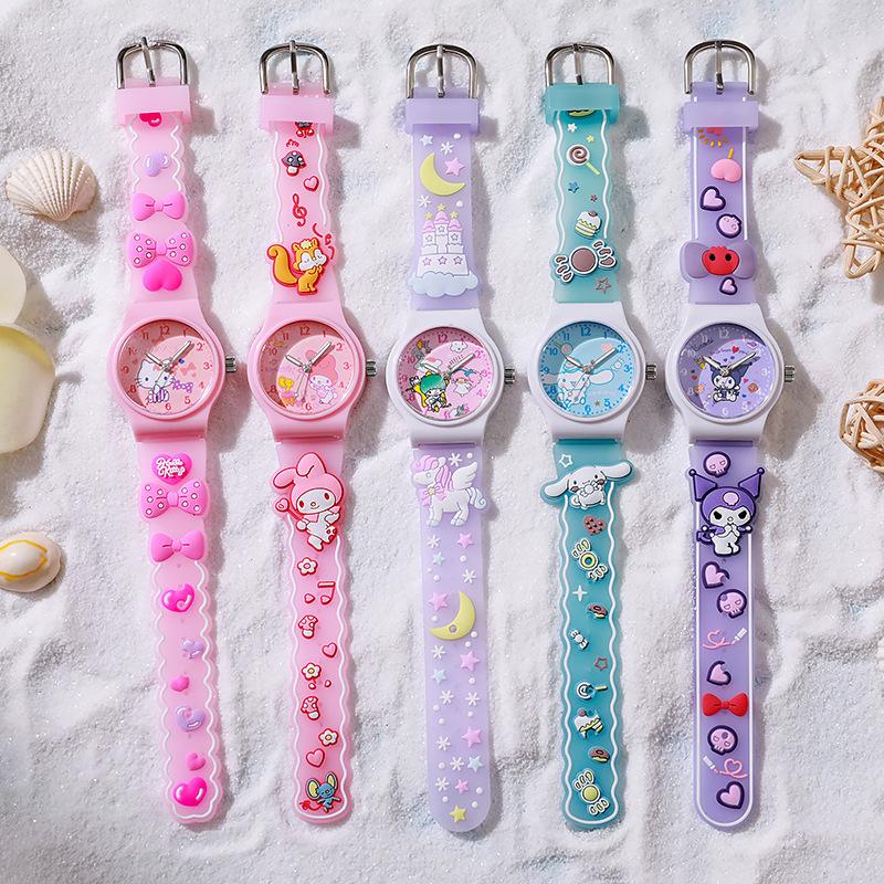 cute cartoon children watch sanrio primary school student watch good-looking quartz watch boys girls watch