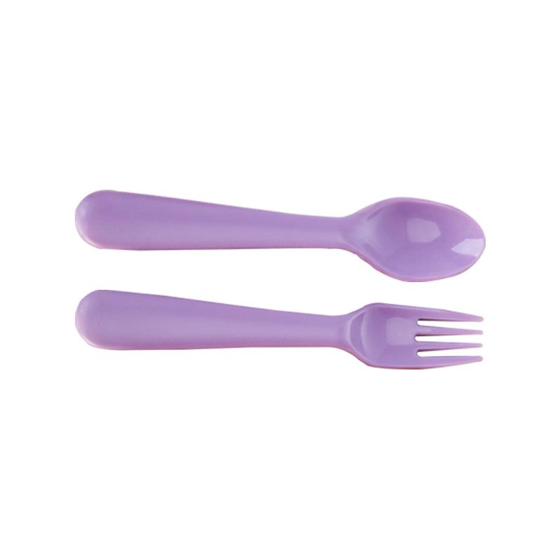 Baby Solid Food Tableware Creative Home Baby Portable Training Learning Eating Spoon Fork Set Factory Wholesale Item Picture