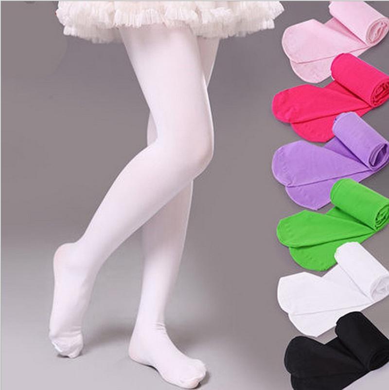 factory direct sales candy color children's clothing white children's stockings leggings solid color dance children's clothing girls' clothing wholesale
