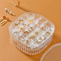 Jewelry Box Travel Portable Jewelry Box Earrings Ear Stud Necklace Ring Storage Box Jewelry Box Light Luxury and Simplicity