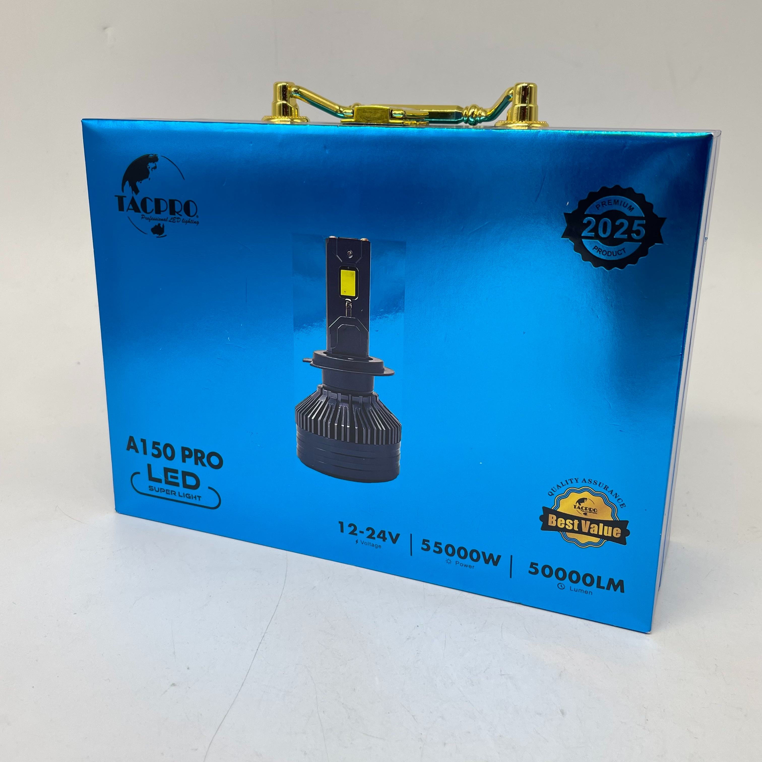 TACPRO汽车LED大灯超亮远近光灯强光远近H1 H3 汽车前大灯 汽车灯150W汽车灯泡 A150 PRO 