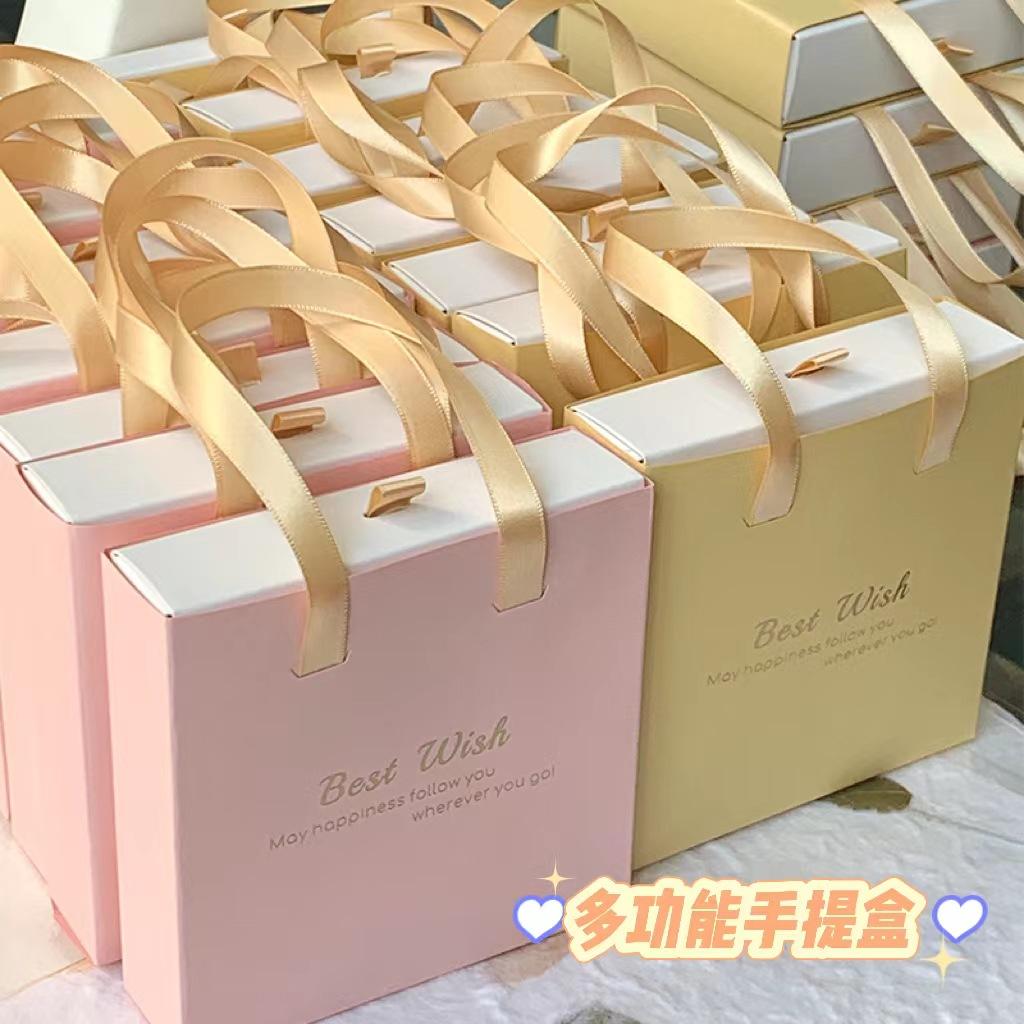 Spot Portable Drawer Jewelry Box Portable Earrings Jewelry Wear Nail Storage Packaging High-End Ring Bracelet Gift Box