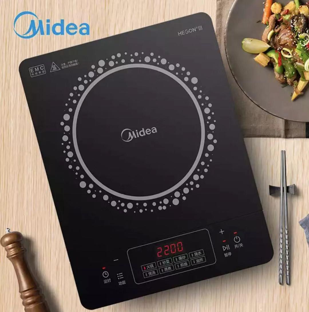 midea/midea induction cooker rt22e01 household intelligent waterproof induction cooker panel wear-resistant scratch-resistant induction cooker