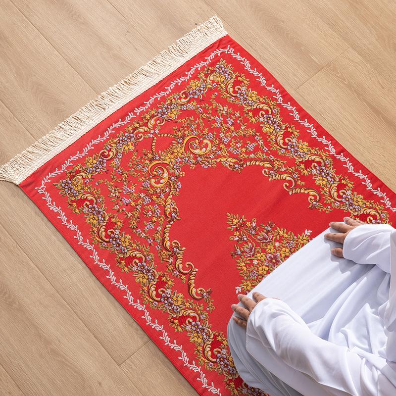 juyi cross-border worship carpet pray cushion prayer mat hui worship felt prayer mat arab machine washable foreign trade