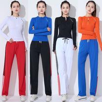2023 Spring and Summer Running Sportswear Traction Dance Square Dance Wear New Qui-Drying Dancing Performance Workout Clothes for Women