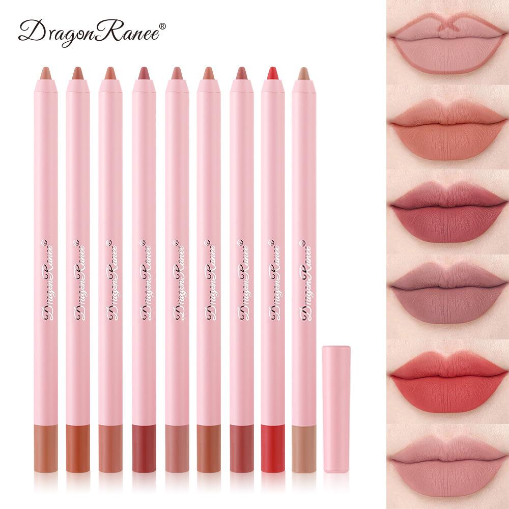 only for export lip liner waterproof matte cameo brown color hook line plump lip lipstick pen foaming pen non-fading lip liner pen