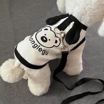 pet couple clothes teddy bichon traction dog clothes vip small dog pomeranian summer thin