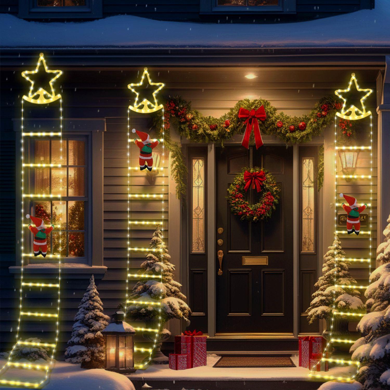 new christmas xingx stair light holiday ornamental festoon lamp outdoor waterproof led stair light lighting chain