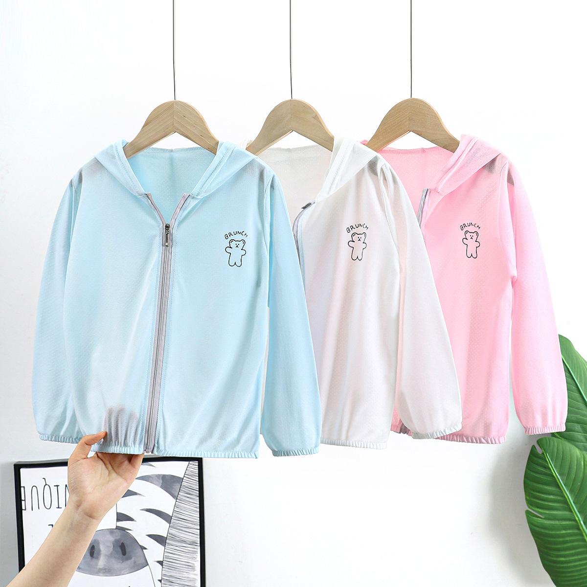 children's sun protection clothing outdoor sportswear skin clothing men's and children's lightweight children's clothing summer breathable air conditioning shirt
