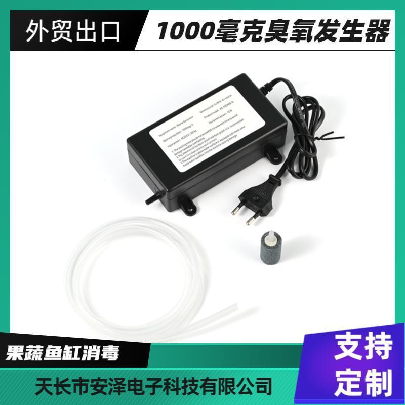 1000mg/h ozone generator portable sterilizer fruit and vegetable water treatment car air purifier spa