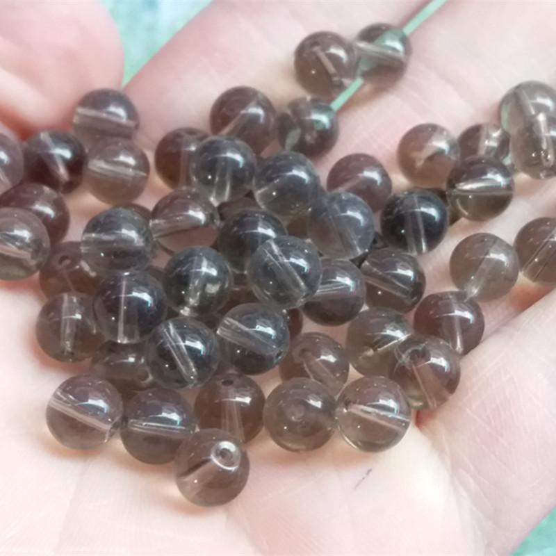 cheap jade ice-like citrine loose round beads gray glass beads stall jade beads bulk batch