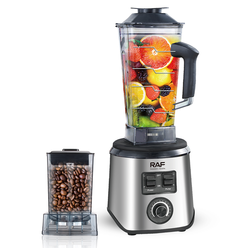RAF European and American standard cross-border multi-functional two-in-one juicer, home food processor, juicer, grinder, 2L Specification image