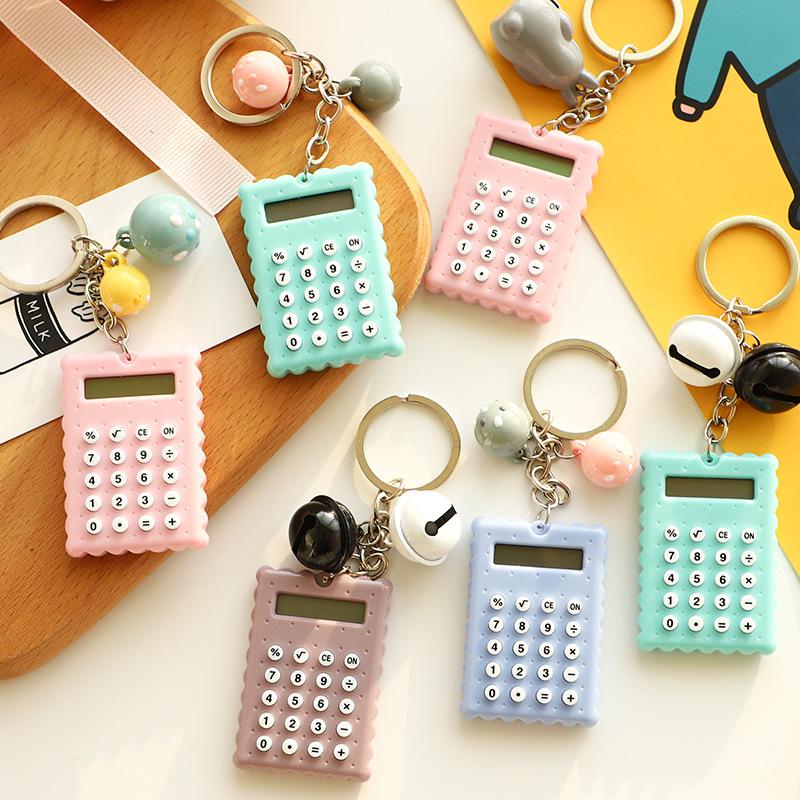 south korea cartoon mini ultra-thin button battery cute calculator creative portable computer handy calculator
