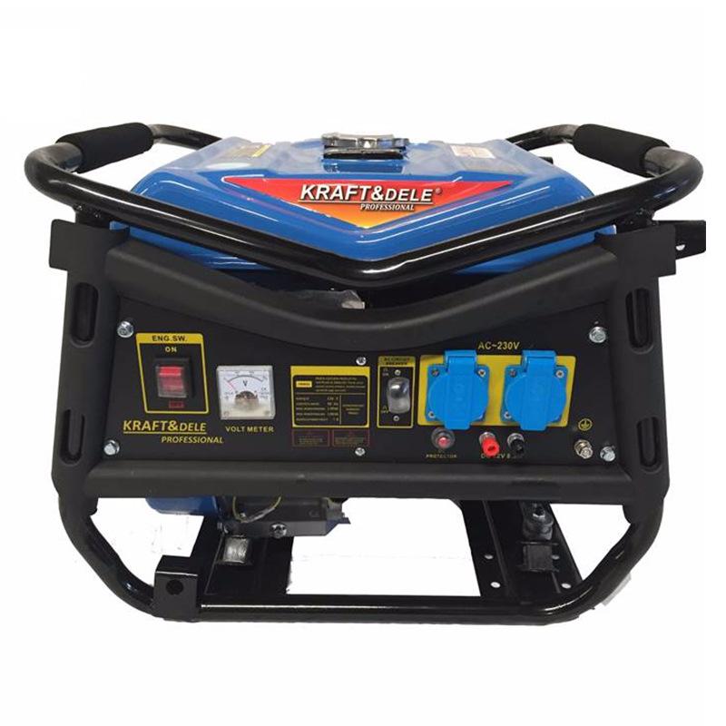 butterfly gasoline generator electric starter new style foreign trade wholesale 170f emergency wheeled hand push family standby