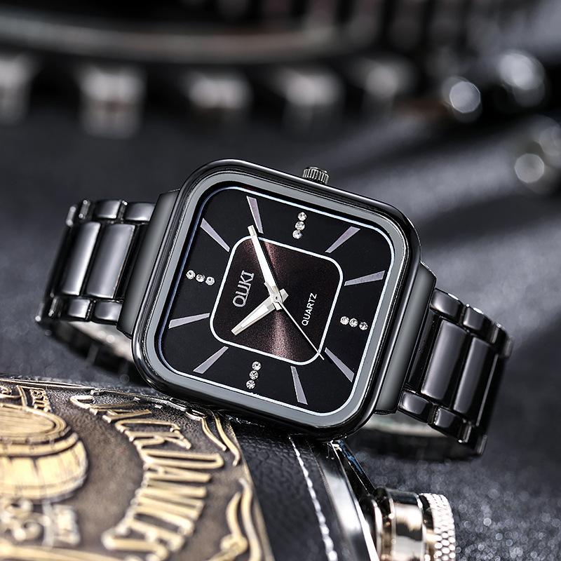 New Ouqi Brand Men's Watch Fashion Quartz Watch Waterproof Foreign Trade Watch Non-Mechanical Watch Men's Watch