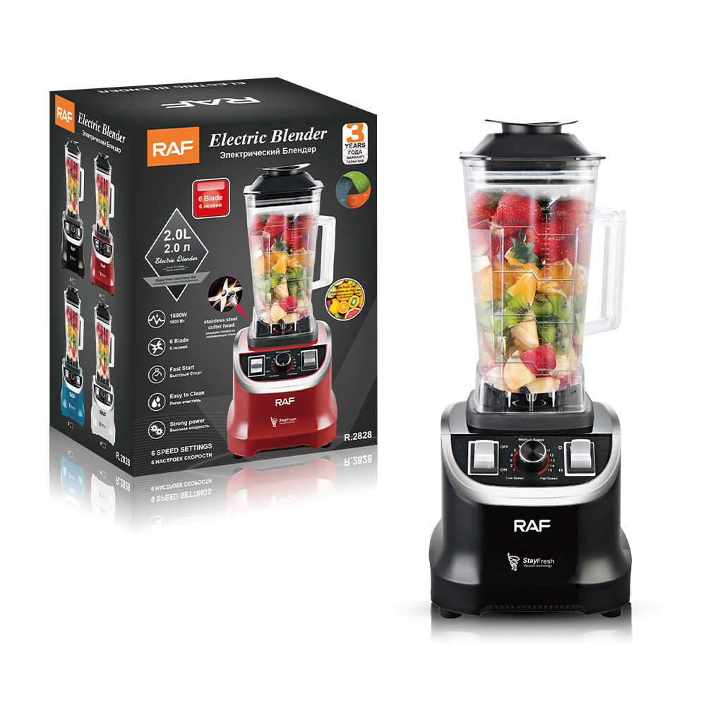 RAF European and American standard blender, home and commercial smoothie food processor, soy milk and fruit juicer, multi-functional smoothie machine Specification image