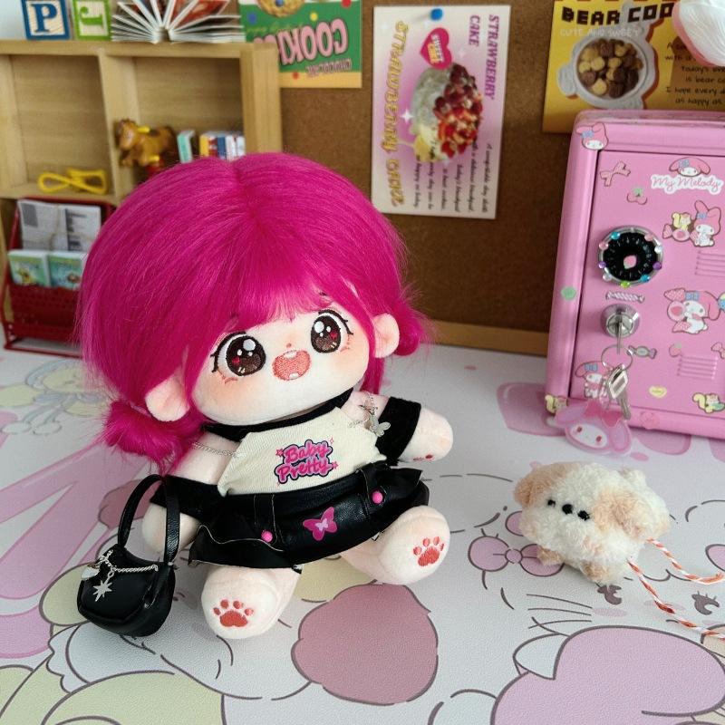 original rock hot butterfly doll clothes 20cm doll clothes doll clothes clothes non-attribute doll cotton doll suit dress-up in stock