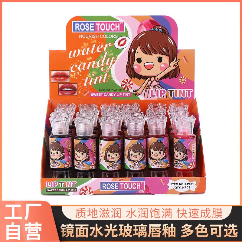 new moisturizing lip lacquer makeup supplies long-lasting fadeless liquid lipstick water mirror water glass lip gloss