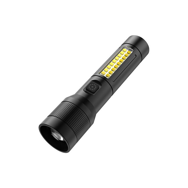 power torch strong light outdoor camping emergency lighting adventure home long shot portable rechargeable ultra-long life battery