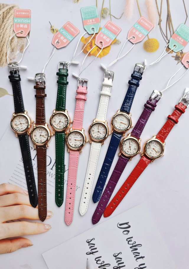 2024时尚女士石英表 高级饰品手表 机械怪兽外星飞船设计 电子手錶 精准时间显示白底实物图