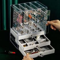 earring storage box jewelry box ear studs ear clip bracelet necklace jewelry jewelry display organizing shelves large capacity