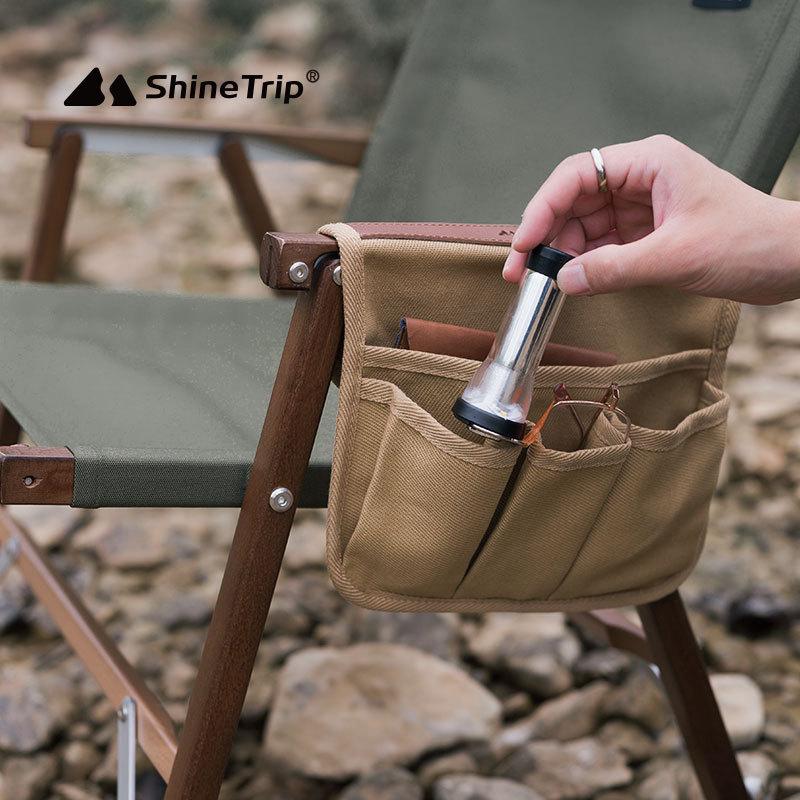 shanqu outdoor camping kermit chair peripheral folding chair side pocket shopping bags portable shopping bags