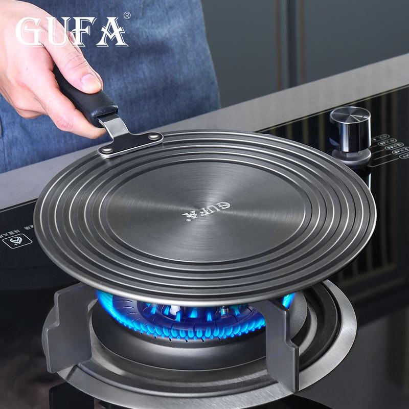 9wor household kitchen gas stove heat transfer plate anti-burning black gas stove heat conduction plate thawing heat conduction plate induction cooker guide Specification drawing