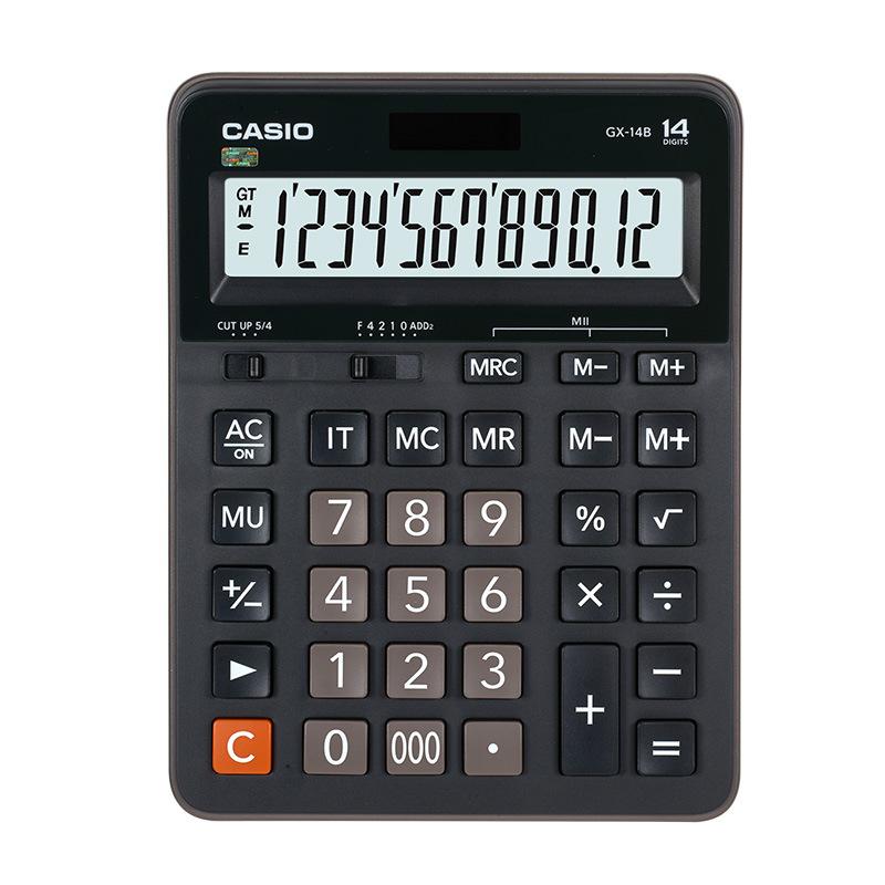 genuine goods casio gx-14b calculator 14 digits large key duplicate supply desktop office computer