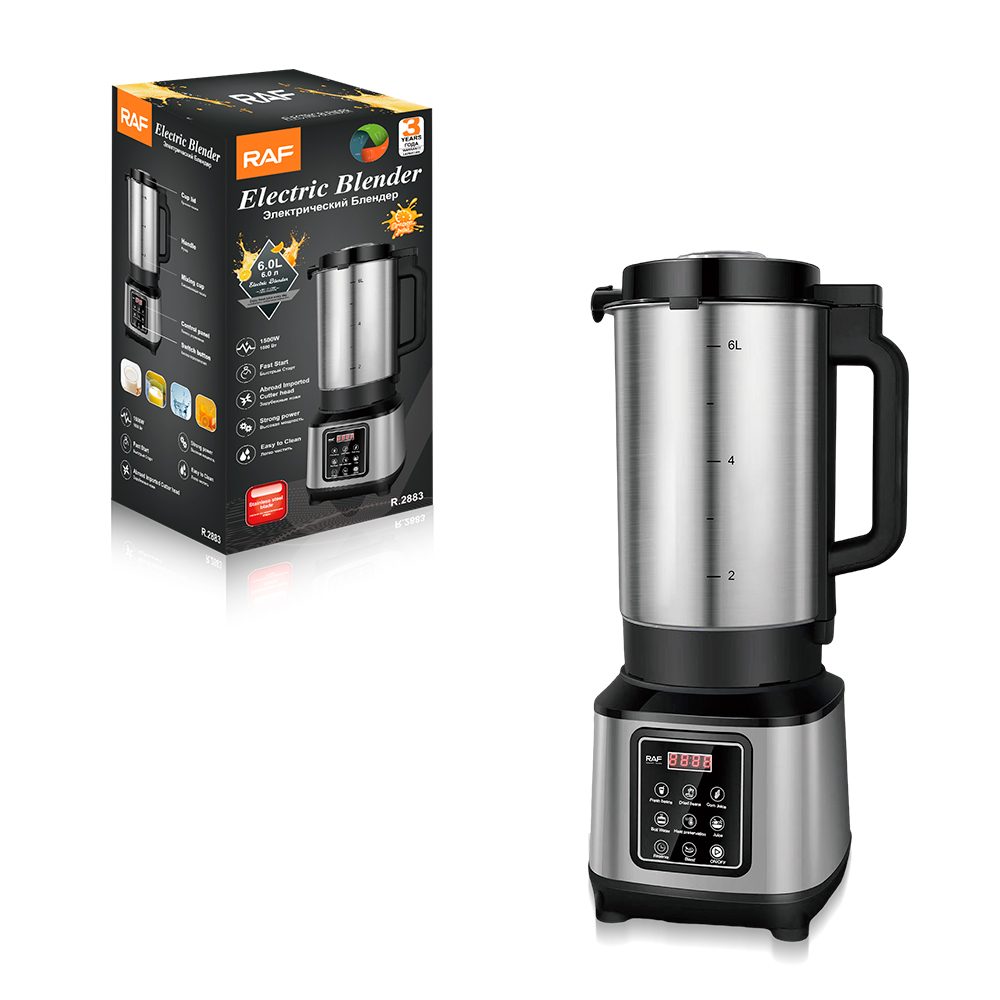 RAF European standard 6.0L cross-border household juicer, multi-functional stainless steel blender, grinding and complementary food processor details Picture