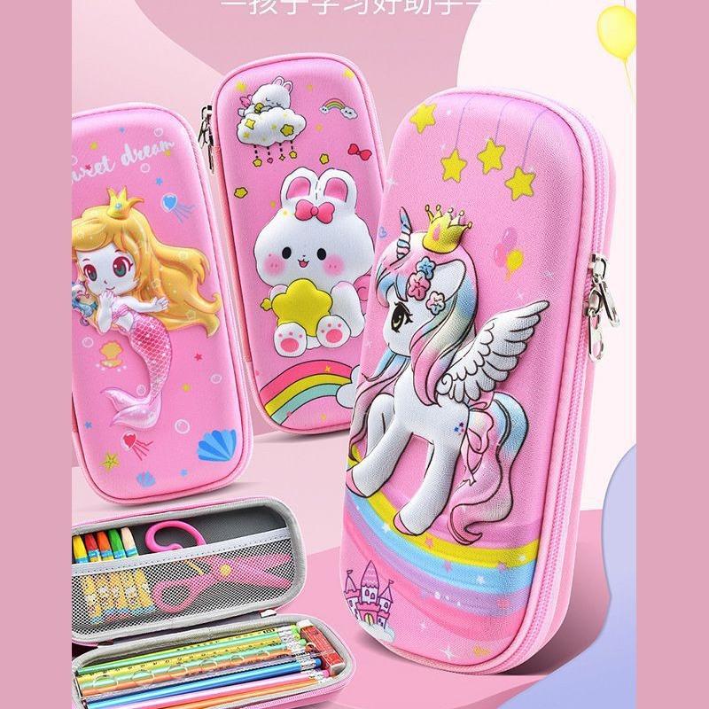eva cartoon pencil case large capacity pencil case primary school student children's pencil case pencil case cute pencil box student pencil case pencil case wholesale