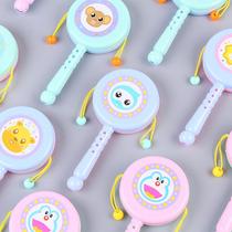baby toys cartoon rattle drum 0-3 years old kindergarten baby early education handbell swinging drum children's toys wholesale