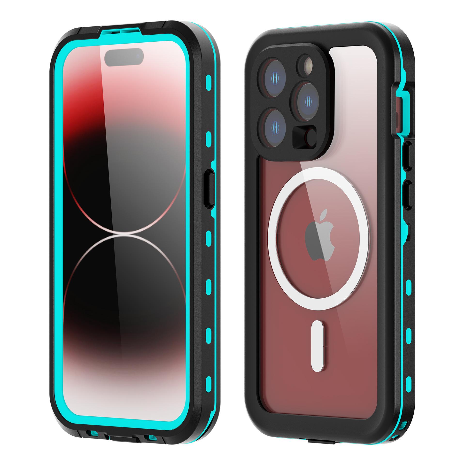 applicable to iphone15pro max waterproof phone case all-inclusive drop-resistant dustproof diving 15 mobile phone shell for iphone phone case
