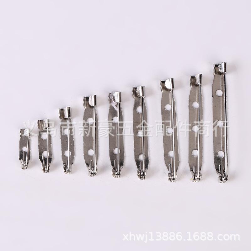 self-produced and self-sold pin brooch safety pin simple pin badge pin two-hole three-hole pin
