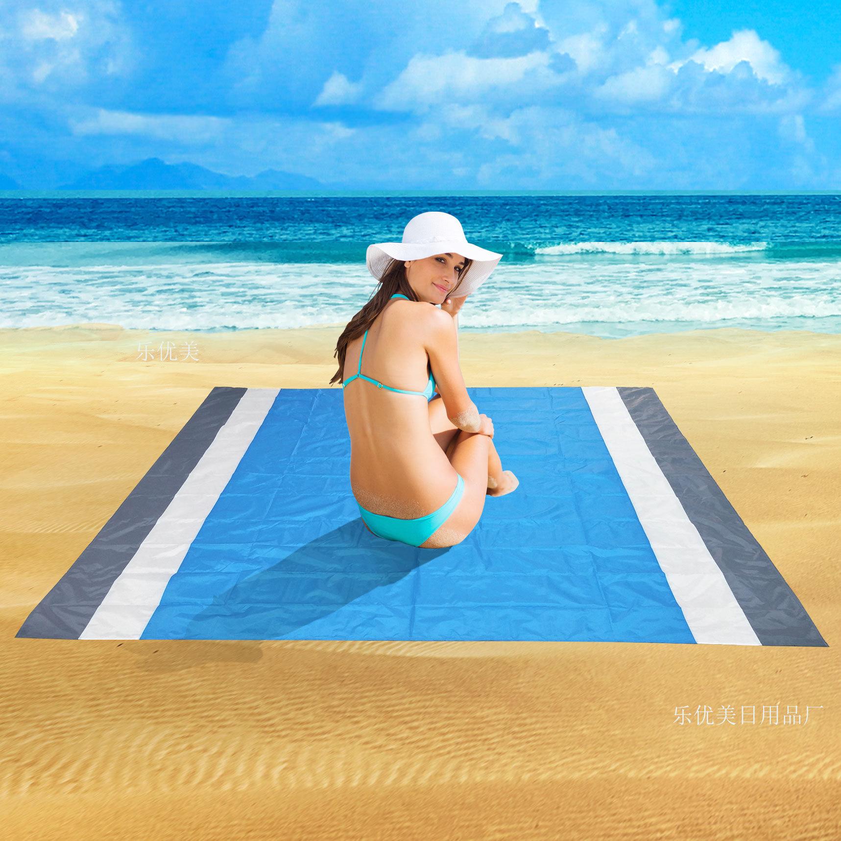 Factory Wholesale Outdoor Camping Waterproof Beach Mat Portable Foldable Polyester Picnic Mat Hot Sale Hot Sale New