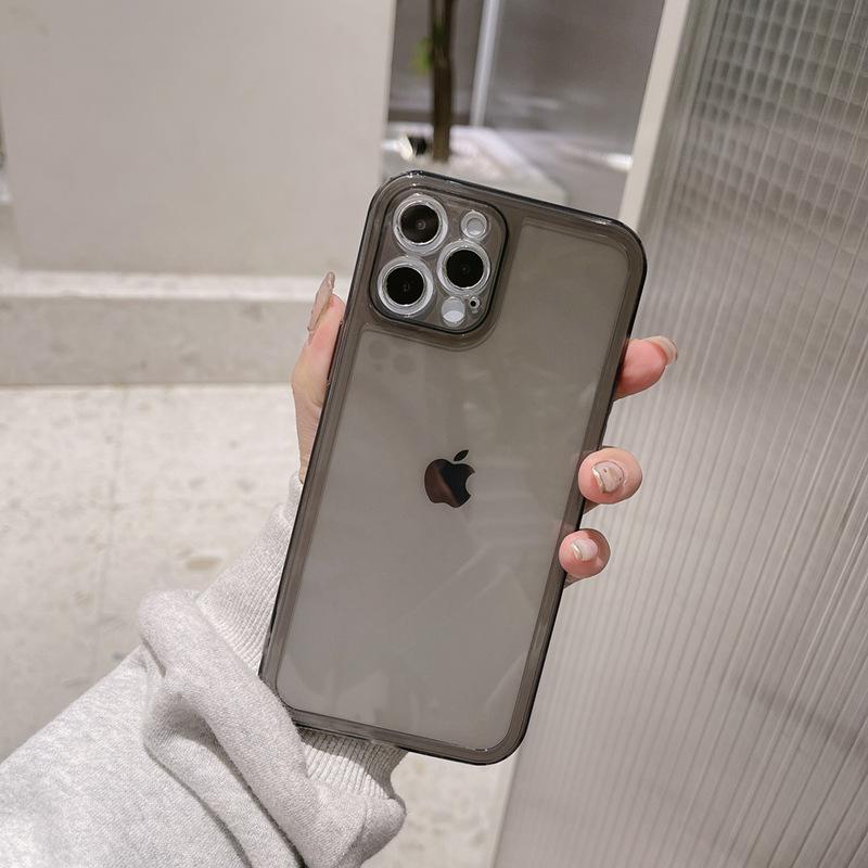 simple cold style 15 mobile phone shell for iphone iphone13 all-inclusive x silicone 14promax for 11/8 soft 12