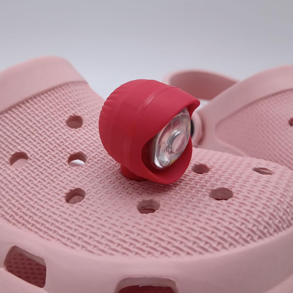 headlights for croc hole shoes light shoe ornament with light lighting accessories hiking camping warning shoes light