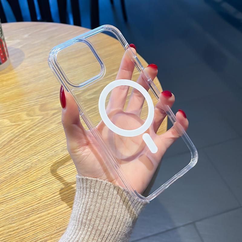 suitable for iphone12 mobile phone shell new 14pro wireless magnetic apple 13 with animation mag