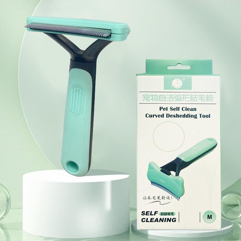 Spot Wholesale Cat Ear Removal hair Comb Close Comb Teeth Dog Cat Pet Self-Cleaning Radian Hair Removal Comb