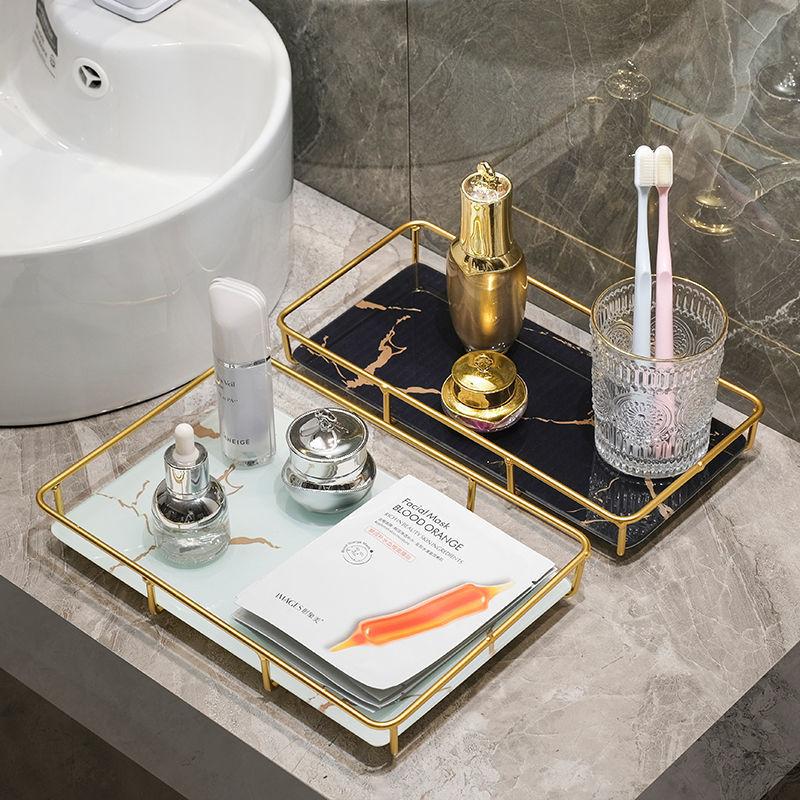 toilet bathroom vanity cosmetic box storage rack wash basin affordable luxury style desktop tray