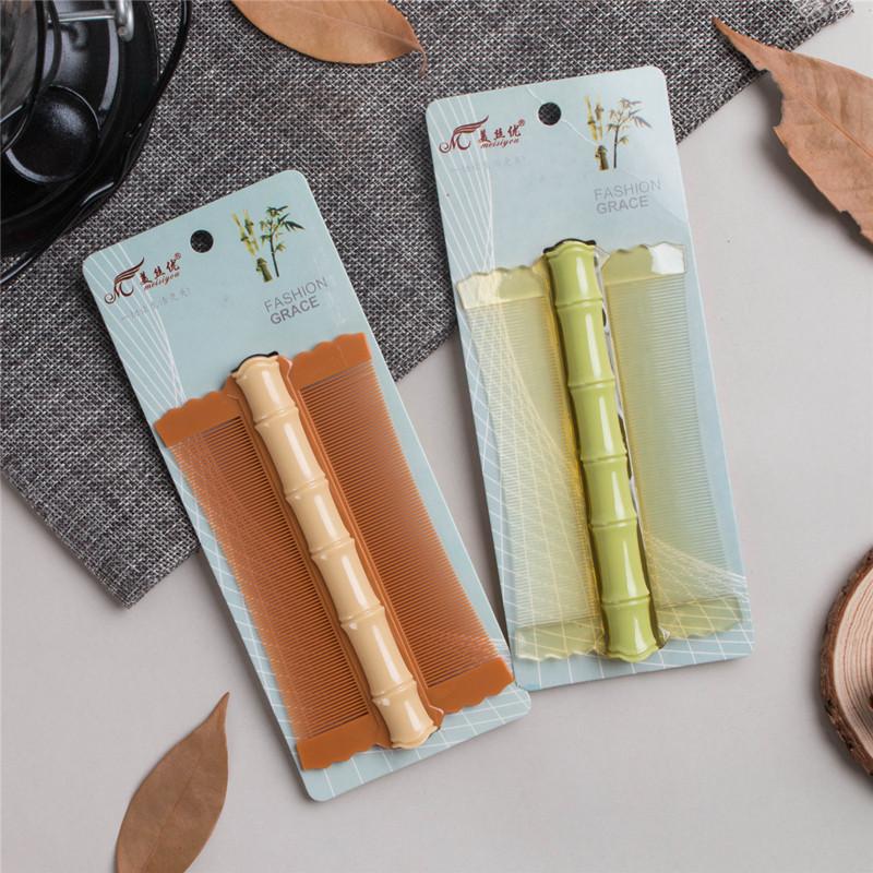 922 Double-Edged Fine-Toothed Lice Comb Double-Sided Pet Children Flea Ultra-Dense Teeth Anti-Dandruff Scalp Tool Bamboo Joint Grate Comb