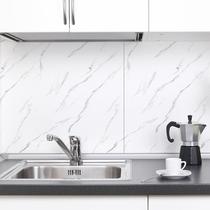 customized kitchen stickers marbling wall self-adhesive sticker waterproof and oil-proof flame-proof wallpaper self-adhesive lampblack stickers