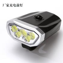 Mountain Bike Light Headlight USB Charging Cycling Fixture Power Torch Waterproof Cob Bicycle Night Riding Lights